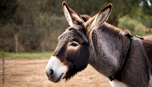 A-Donkey-With-Its-Ears-Perked-Forward-Listening-I- 2