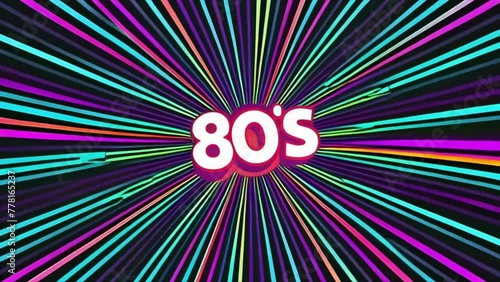 80s Nostalgia Video: Retro Aesthetics, Vintage Pop Culture, Throwback Decade Footage