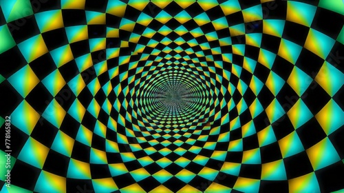 A captivating illusion that appears to warp reality
