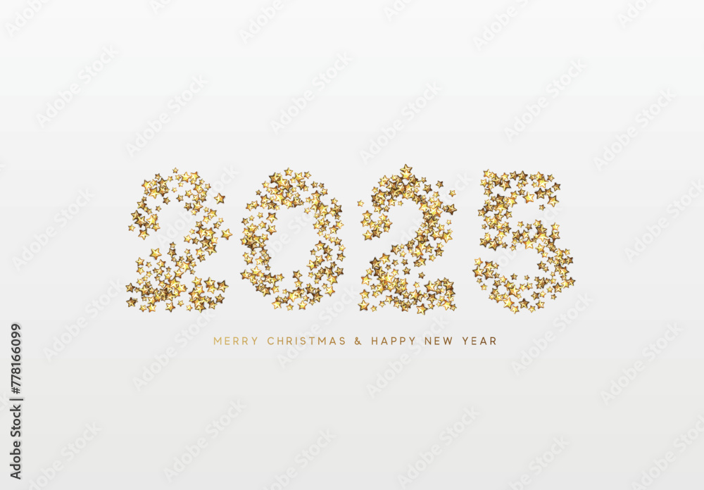 Happy new year 2025. vector illustration Happy new year 2025. vector illustration