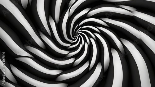 A hypnotic fractal pattern optical illusion