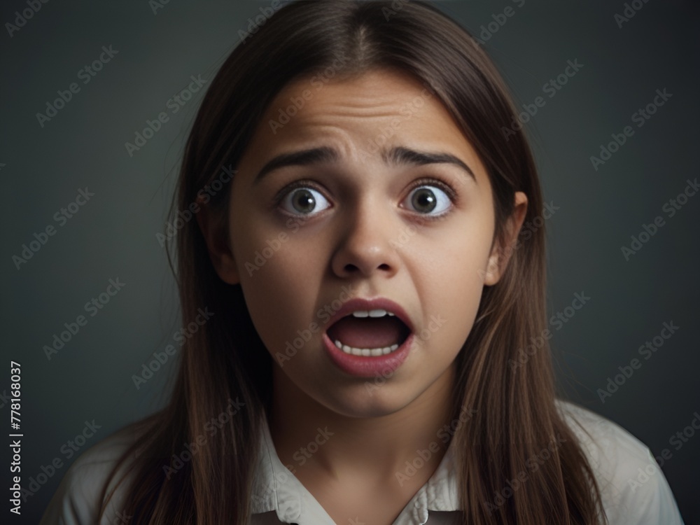 The cute girl is furious and crying. Catalogue of emotions. Intense angry, capricious, screaming, swearing. The cute girl is furious and crying. Catalogue of emotions. Intense angry, capricious, screaming, swearing.