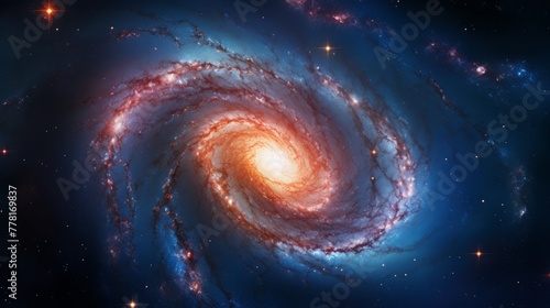 An up-close look at a spiral galaxy