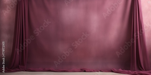 Maroon soft chiffon texture background with blank copy space design photo backdrop  photo
