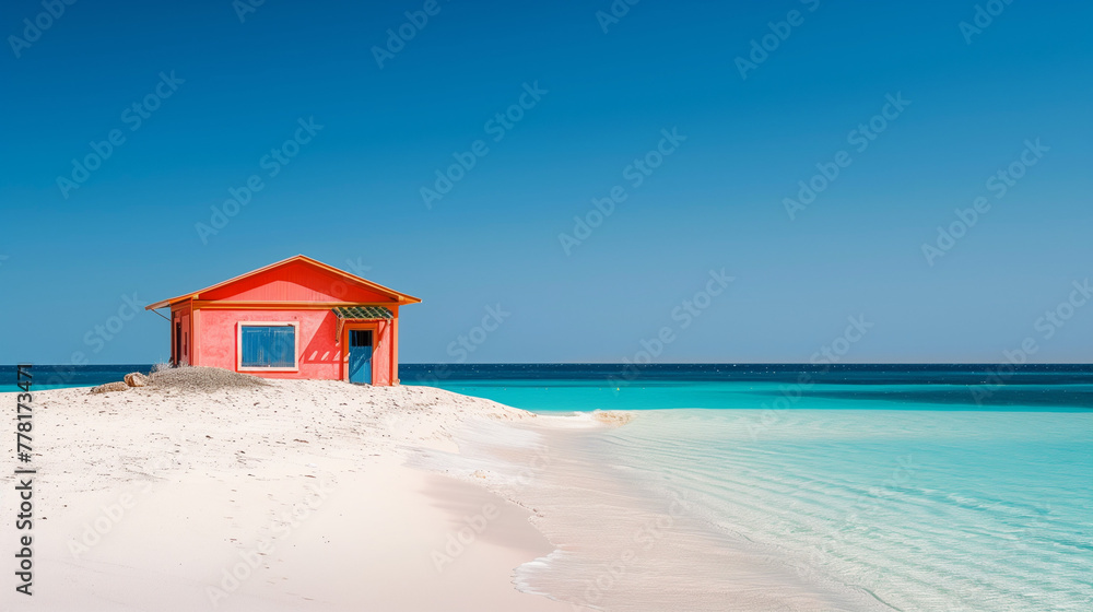 beach hut on the beach beach hut on the beach