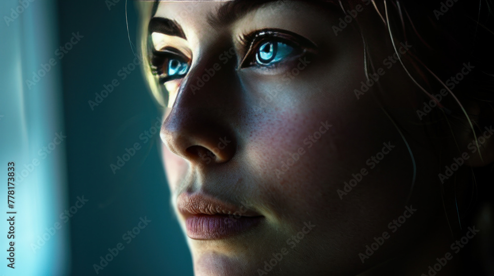 Dreamy, soft focused image of a woman, reminiscent of the work