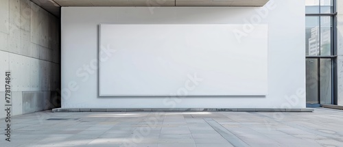 Copy space for advertising Generate a blank canvas with a clean and modern layout, perfect for showcasing promotional messages or branding elements