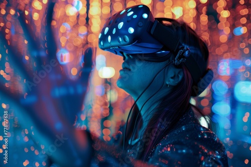 Immersive virtual reality training experience educational simulation artistic award-winning photo photo