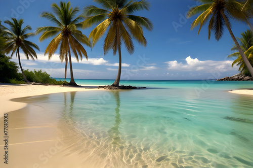 tropical_Paradise_Palm_trees © Mounir