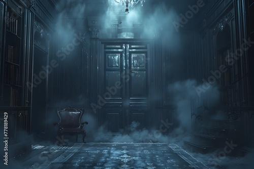 Confronting Spectral Apparitions and the Dark Power of a Cursed Artifact within the Haunted Neoclassical Mansion photo