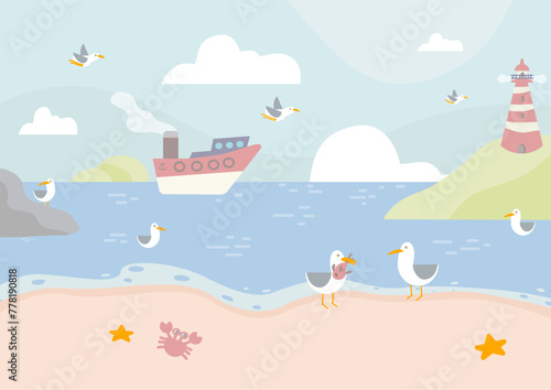 kids mural decoration