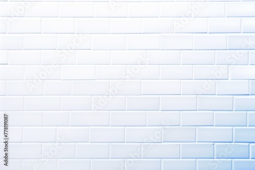 White majorelle shiny clean metro brick wall background pattern with copy space for design blank 