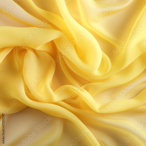 Yellow soft chiffon texture background with blank copy space design photo backdrop 