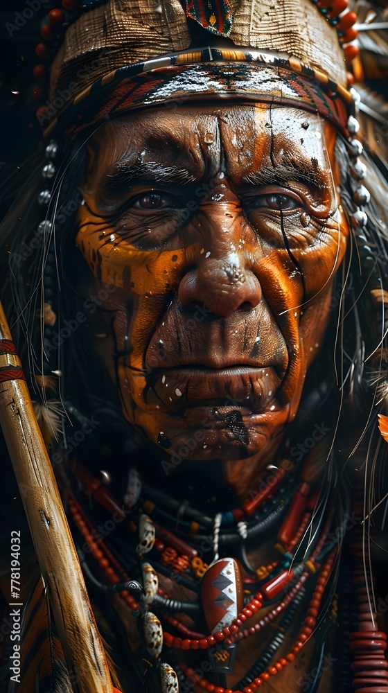 Resolute Warrior Tribe Stands Tall Defenders of Honor in Cinematic Photographic Style with Hyper Details Resolute Warrior Tribe Stands Tall Defenders of Honor in Cinematic Photographic Style with Hyper Details