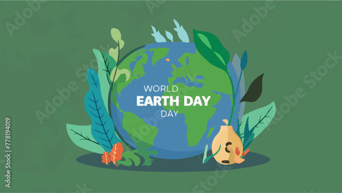 Earth Day Poster Template: Celebrating Our Planet photo