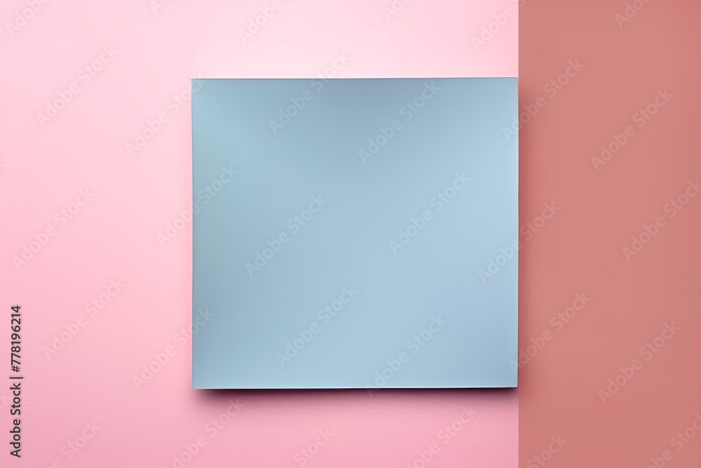 Abstract paper craft background in a square shape with pastel color palette. Wallpaper from pastel multicolor sticky notepads isolated on simple background. Generative AI. Abstract paper craft background in a square shape with pastel color palette. Wallpaper from pastel multicolor sticky notepads isolated on simple background. Generative AI.
