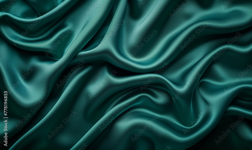 closeup on silk satin texture wallpaper shiny smooth fabric with soft folds background teal dark blue
closeup on silk satin texture wallpaper shiny smooth fabric with soft folds background teal dark blue