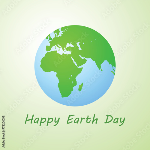 green planet earth day vector file