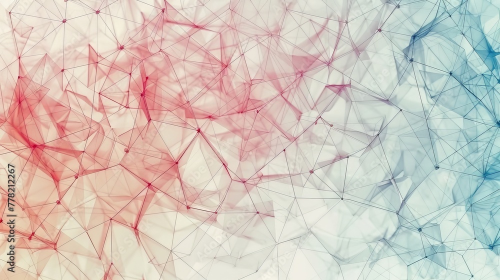 A visually engaging polygonal science background A visually engaging polygonal science background