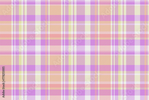 Tartan plaid vector of fabric seamless texture with a pattern textile check background.