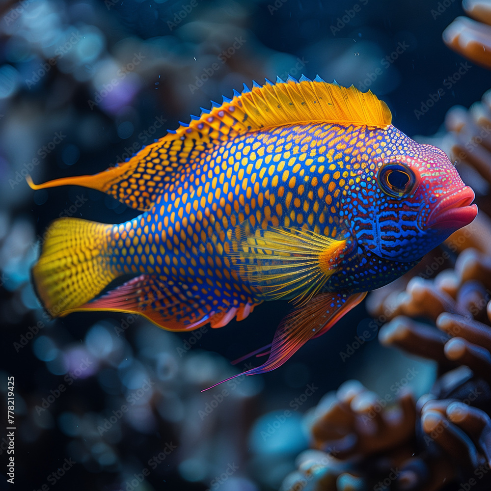 Obraz premium fish in aquarium