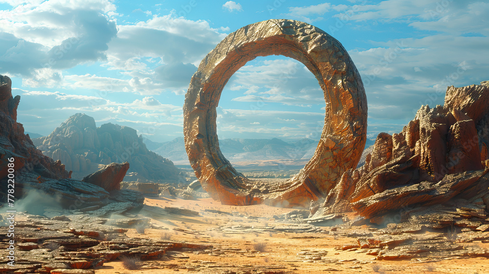 Fototapeta premium Desert View Portal