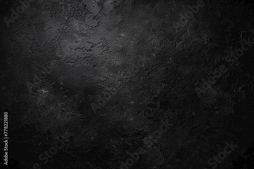 Black Grunge Background with Dark Gray Texture and Space for Text or Design, Abstract Black Wallpaper Pattern or Backdrop