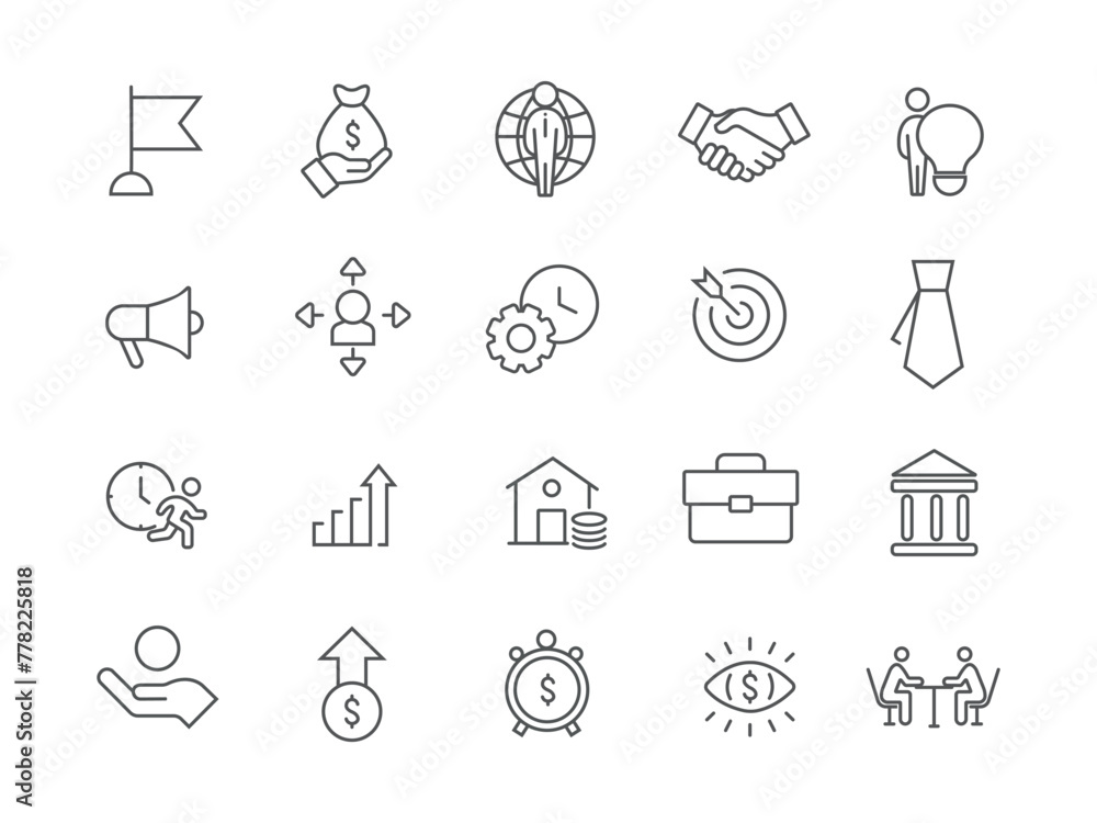Business icons Business icons