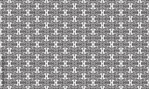 Embrace timeless elegance with this captivating black and white geometric pattern. Perfect for adding sophistication to your designs.