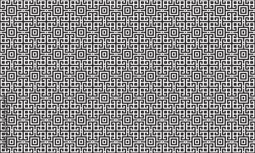 Embrace timeless elegance with this captivating black and white geometric pattern. Perfect for adding sophistication to your designs.