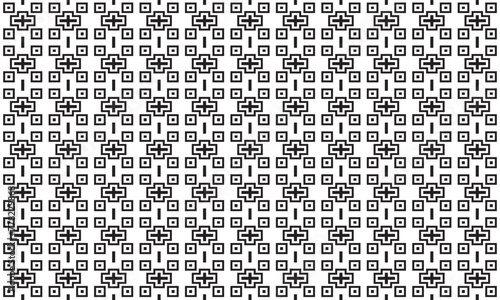 Embrace timeless elegance with this captivating black and white geometric pattern. Perfect for adding sophistication to your designs.