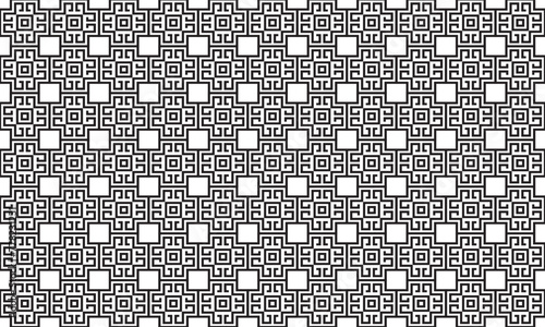 Embrace timeless elegance with this captivating black and white geometric pattern. Perfect for adding sophistication to your designs.