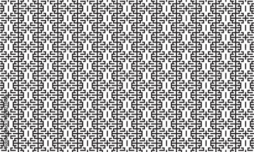 Embrace timeless elegance with this captivating black and white geometric pattern. Perfect for adding sophistication to your designs.