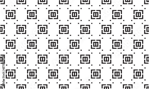 Embrace timeless elegance with this captivating black and white geometric pattern. Perfect for adding sophistication to your designs.
