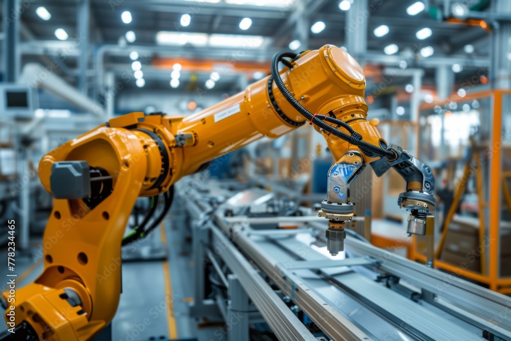Modern manufacturing: Robotic arm operations revolutionizing industry