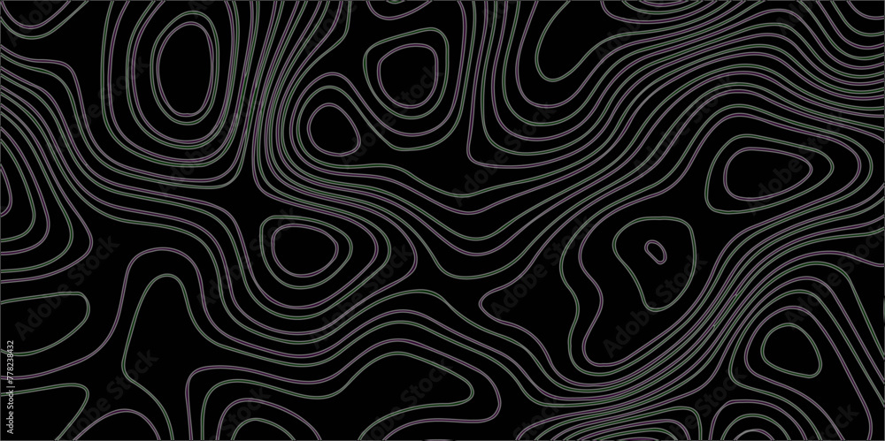 Abstract topographic background. Blank topographic contour map subtle. Vector background design. geographic design background.