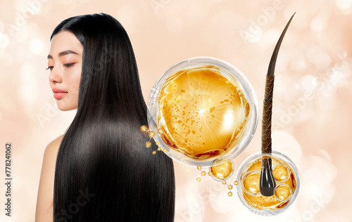 hair treatment concept