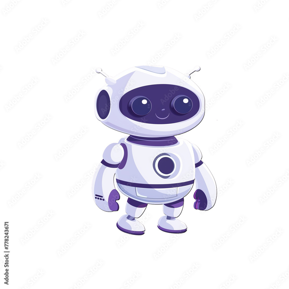 Naklejka premium robot ai