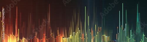 Histogram of the most traded commodities in online platforms and their price fluctuations over the last year low noise