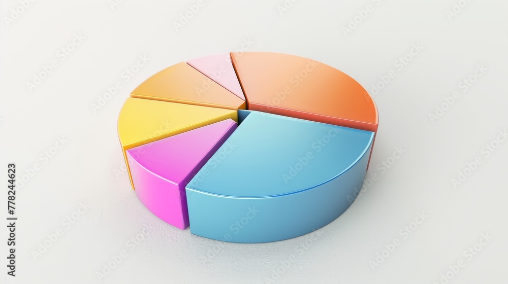 Obraz premium Emergency Fund Visualization Pie chart illustrating the recommended allocation of an emergency fund into different liquidity tiers hyper realistic