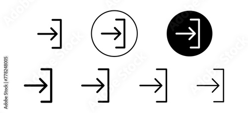Next Step Forward Arrow Icon for Navigation and Movement Indication