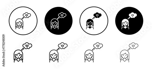 Self Love and Women's Care Icon Celebrating Female Empowerment