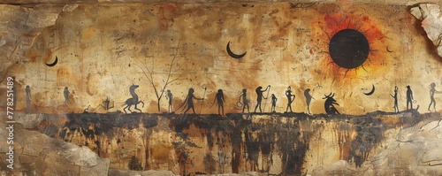 Ancient cave paintings of solar eclipses tell stories of celestial rites © AlexCaelus