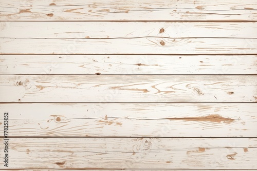 White wooden background with horizontal lines of light wood planks, seamless texture, top view. White wooden wall, table or floor surface.