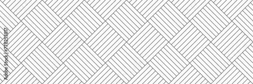black white woven seamless pattern