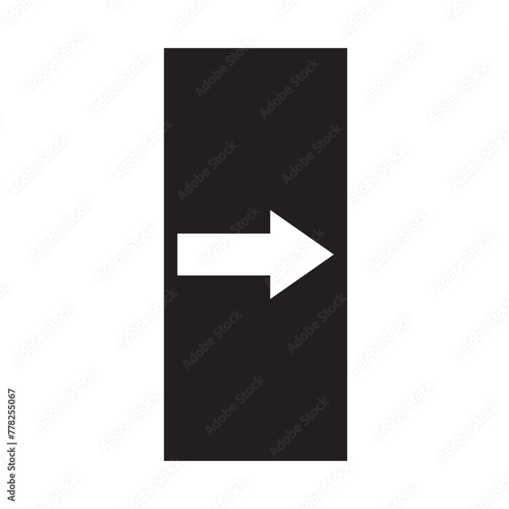 The exit icon. Logout and output, outlet, out symbol. Vector logo. Vector illustration. EPS 10 The exit icon. Logout and output, outlet, out symbol. Vector logo. Vector illustration. EPS 10
