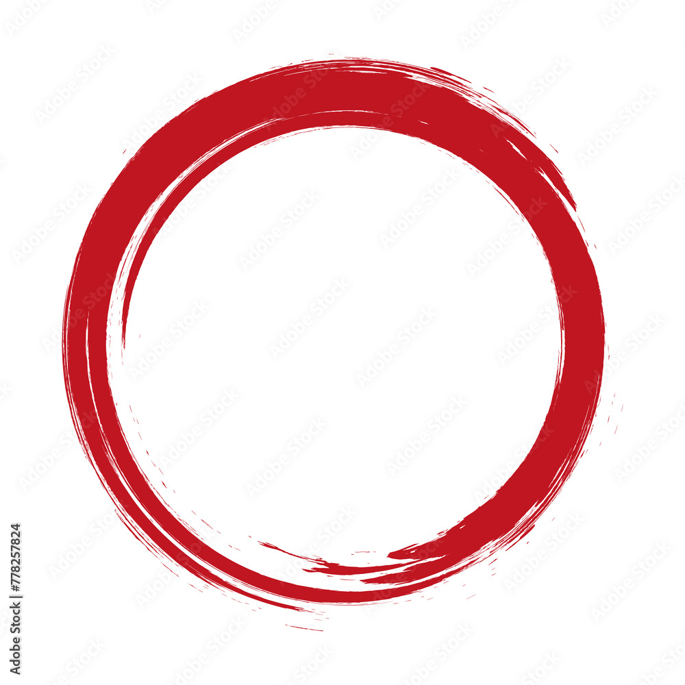 Obraz na plátně Grunge circle frame