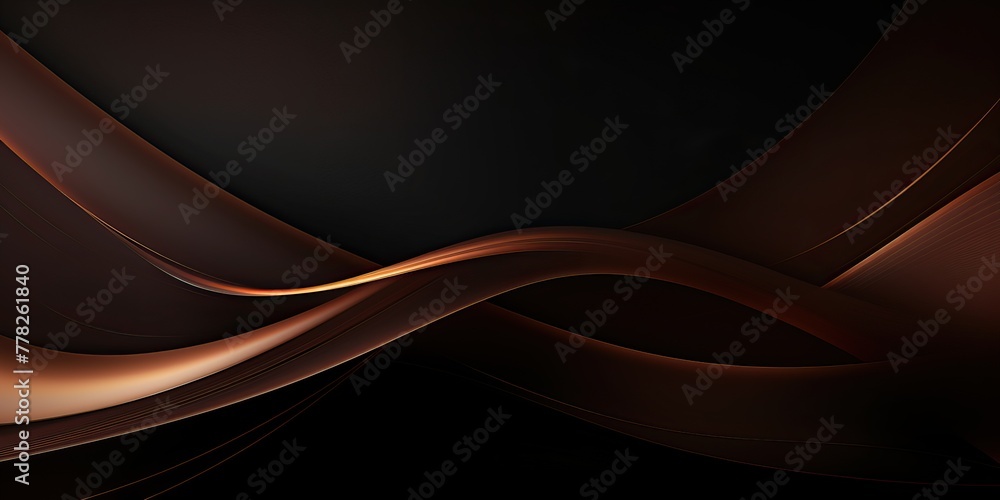 Fototapeta premium Brown Wave Abstract Perfect for Presentations