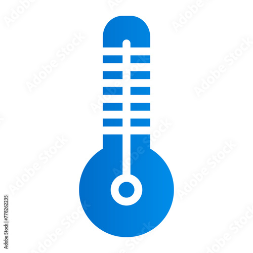 This is the Termometer icon from the Science icon collection with an Solid Gradient style