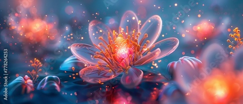 Fireworks lighting up the night, the skys flowers blooming in color ,3DCG,high resulution,clean sharp focus © Oranuch